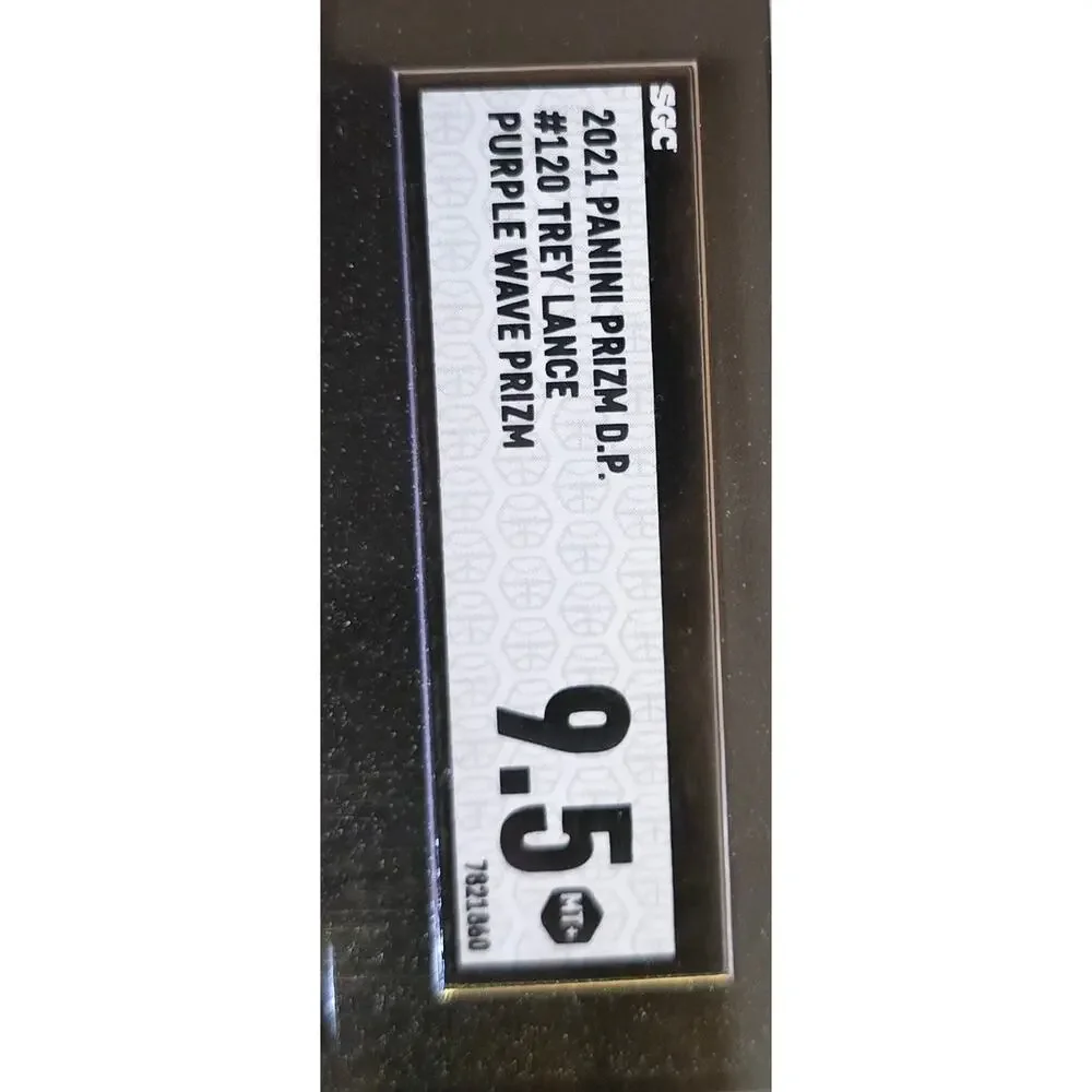 2021 Panini Prizm Trey Lance Purple Wave (SGC 9.5)